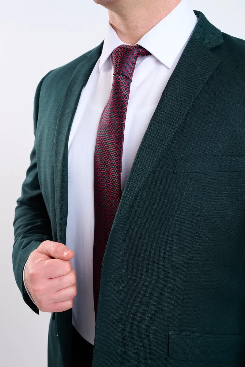 Traje verde jaspe